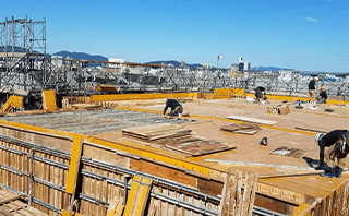 高層ビル・マンションの建設現場